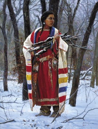 Cheyenne Wood Gatherer